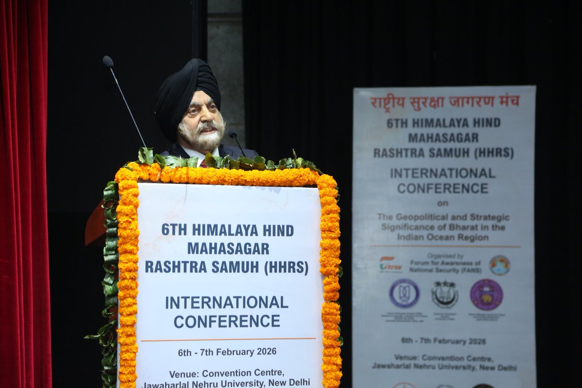 RSJM_HQ's tweet photo. 6th HHRS International Conference 2026 – Distinguished Presence 

The inaugural session of the HHRS International Conference 2026 was elevated by the gracious presence of eminent academicians and distinguished dignitaries, whose insights and perspectives enriched the discourse: https://t.co/tfSvabulnm