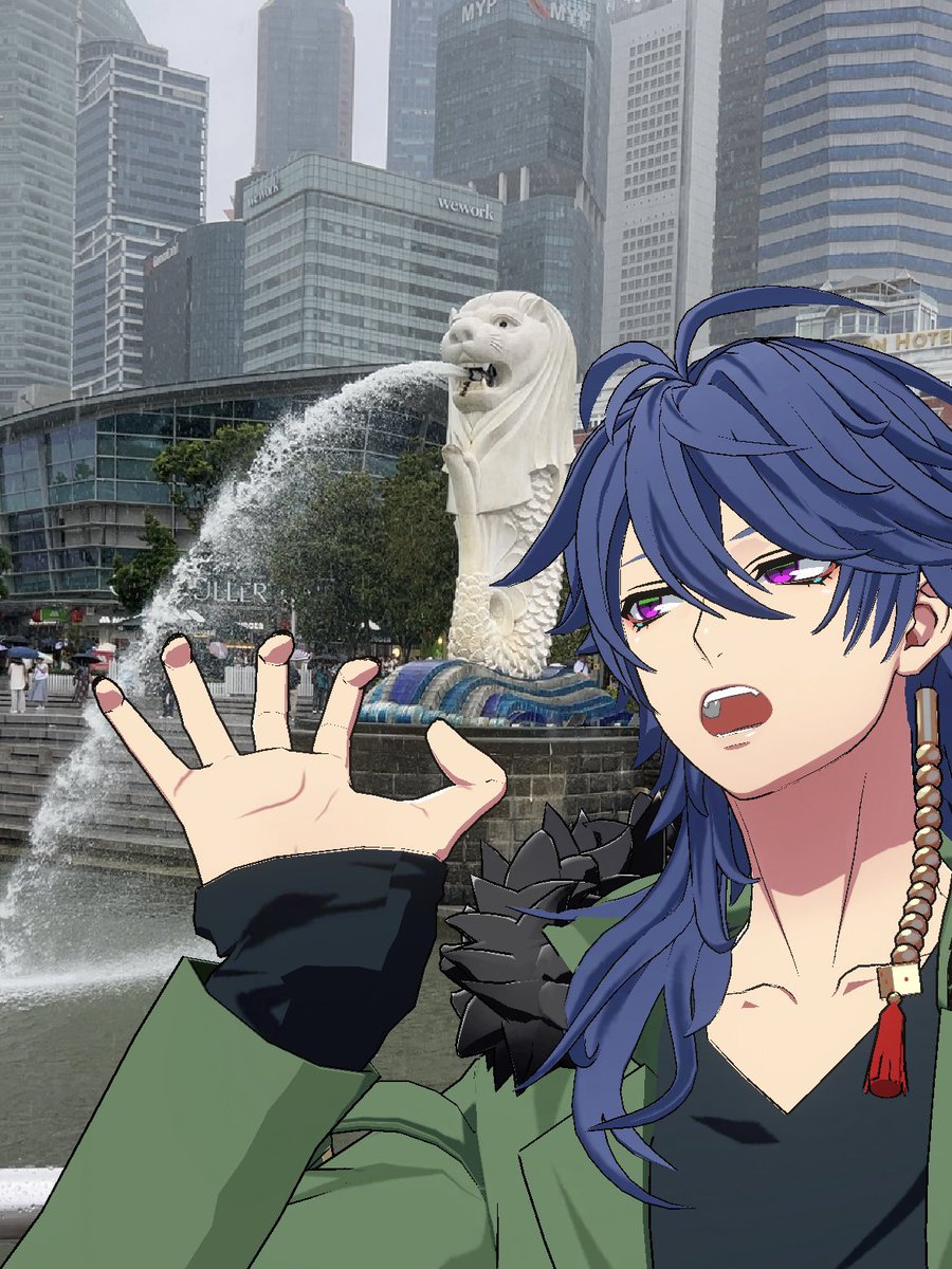 マーライオンだよダィスくん❕❕