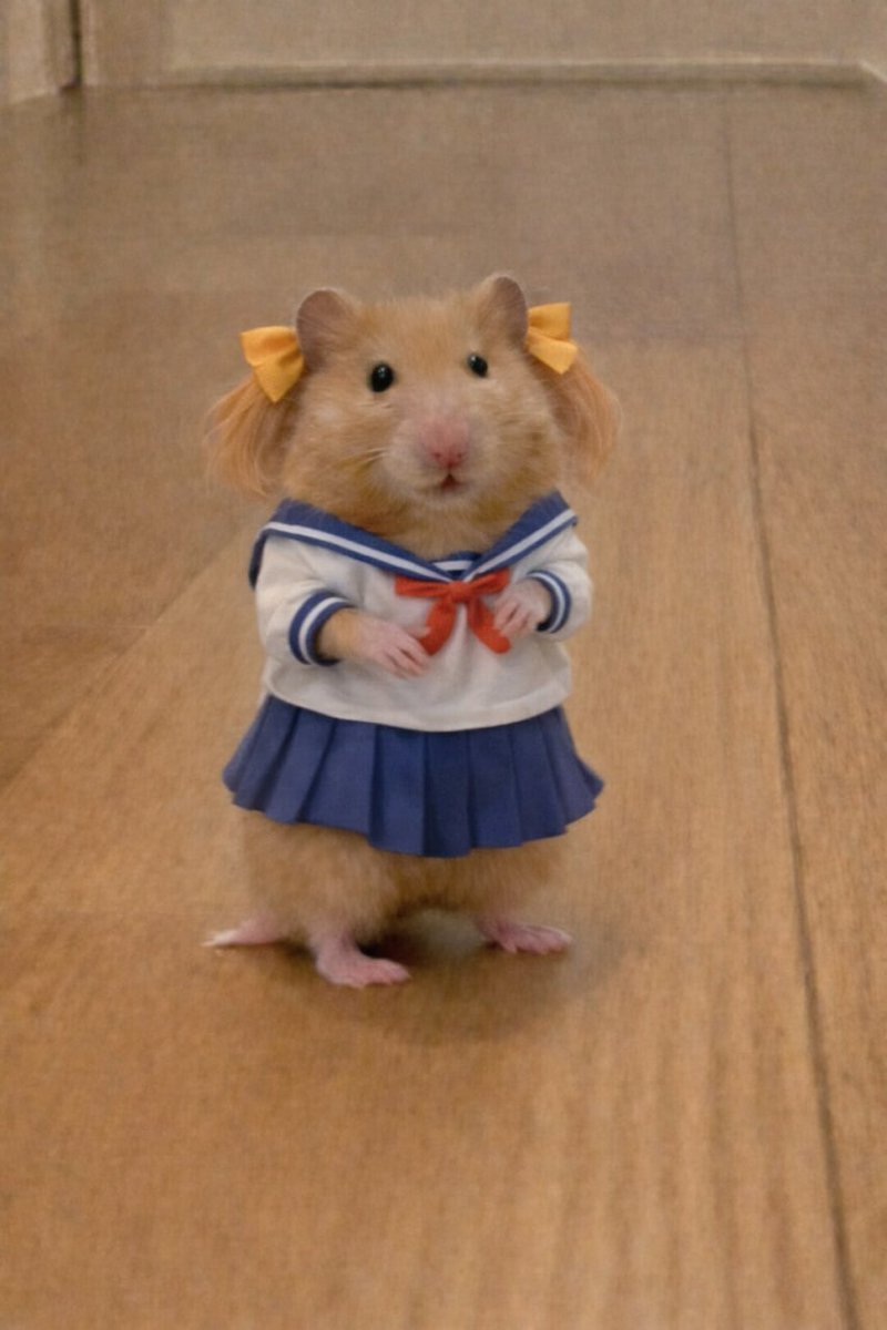 AshNoirX's tweet photo. Okay, I think i've just found the next VIRAL animal which never ran properly. 
Mugi-Chan is a 7 month chinchilla hamster    
She is going VIRAL with over 2M views in just 24 hours 
Volume is drying up, memes are getting slower and slower I believe the way to fix them is to find a animal we can all get behind     
Mugi-Chan is also standing like Michi, one of the biggest ever cat memes making her SUPER memeable
I've created a couple of pictures to use already :)

https://t.co/pz5Sd2sGjW