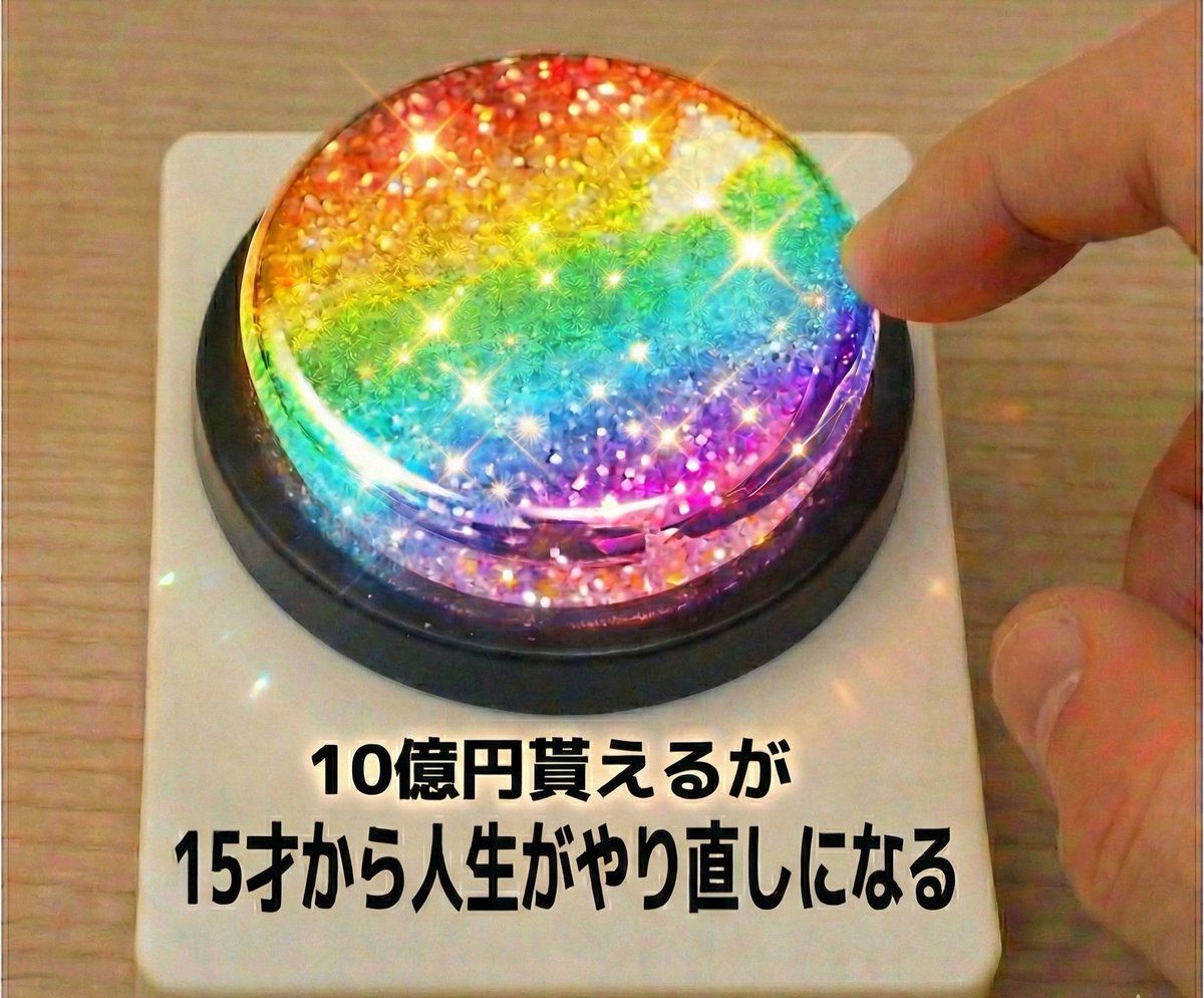 押したい、、、めっちゃ押したい、、、