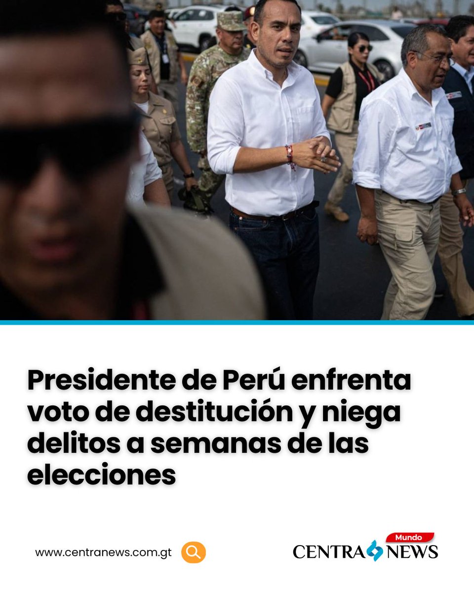 #Perú se asoma a otro cambio en la cima del poder: acusaciones, investigaciones y un Congreso polarizado.
Entérate aquí
centra.news/?p=144540