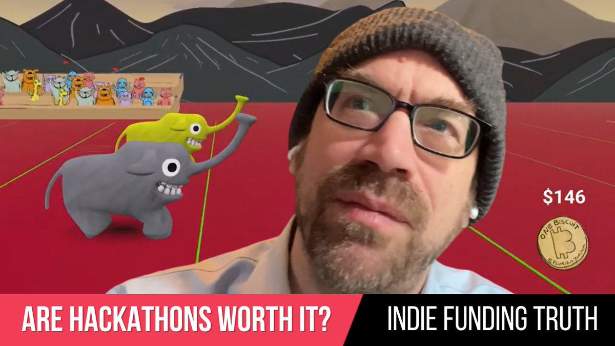 Every indie dev has asked this:

Should I enter another hackathon… or just ship my game?

We break down:
– Burnout
– Big prize money myths
– GDC networking
– Niche platforms like Playdate &amp; Reddit
– Being “half developer, half marketer”

New Pixel Pushers is live 👇