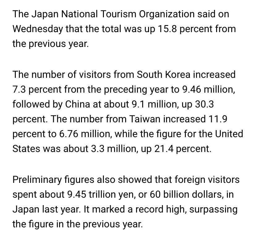 Japan: “We will defend Taiwan if China invades it.”
China (crying): “You are so aggressive. We well stop tourists visiting you! 😭”

Result: Japan reports more tourists than ever and despite the Wumao screeching even Chinese tourists still come to Japan. 

Source in next post: