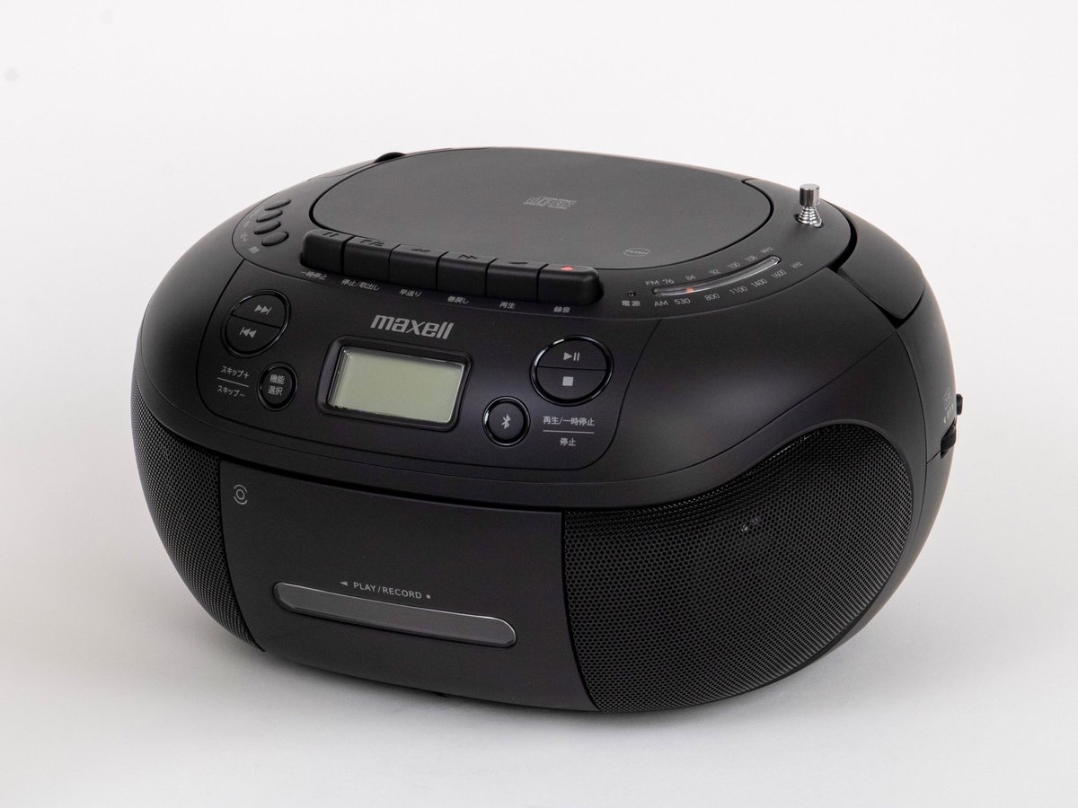 新アイテムNEWS】 Bluetooth(R)に対応したCDラジオカセットレコーダー