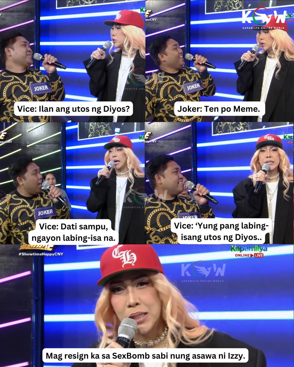 Huy Meme!! Labing-isa na pala ang utos ng Diyos 😭😭😭

#ShowtimeHappyCNY #ViceGanda
