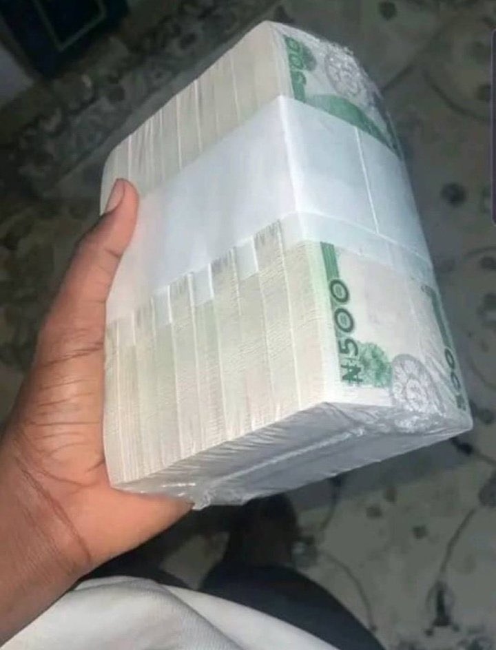 The first time I saw money ,I meant real money in my life was 8 years ago when I sold an inherited property and I was paid in cash ,147million Naira. I discovered I can't sleep again,i became restless, I was visiting toilet without eating ,I was later admitted in the hospital