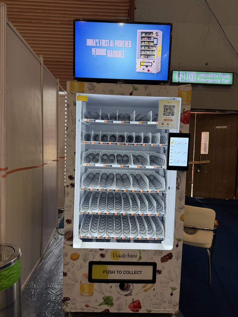 vending machine. 😂
Day 2 - 10:30 am! Hall 6
#IndiaAIImpactSummit2026