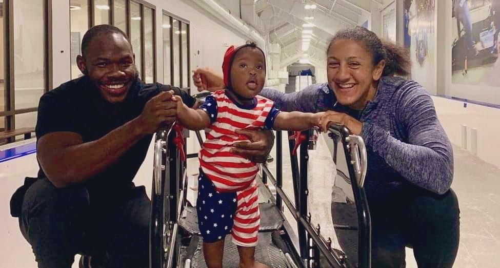 Elana Meyers Taylor is much more than an Olympic champion bobsledser. And she is much more than the oldest Gold medal winner in Winter Olympic history. The 40-year-old athlete is also the devoted mother of 2 deaf children, one with Downs Syndrome. With 2 previous Bronze medals &amp;