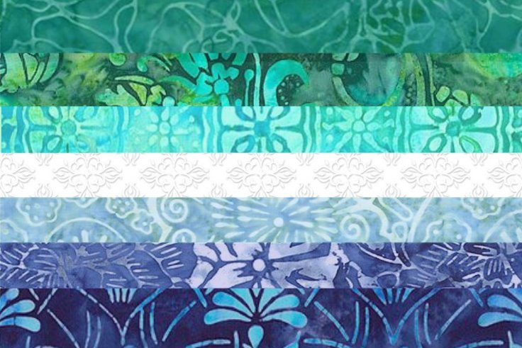Di4anx's tweet image. I just edited a pride flag with a batik motif! ^v^