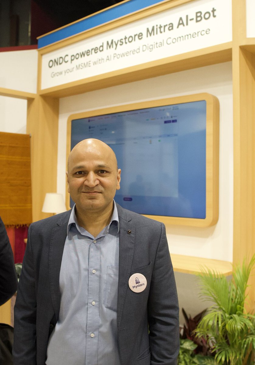 aggkriti's tweet photo. We are excited to share that Mystore, powered by Google Cloud on the Open Network For Digital Commerce (ONDC) has developed a powerful AI Bot - Mystore MITRA, designed specifically to help India’s MSMEs go digital and grow faster.

If you are attending the Indian AI Summit at Bharat Mandapam, Delhi, do visit our stall to see the solution in action. We look forward to exploring how AI can transform your digital commerce journey.

We hope to see you there!

@mystoreforindia @GoogleCloud_IN @ONDC_Official