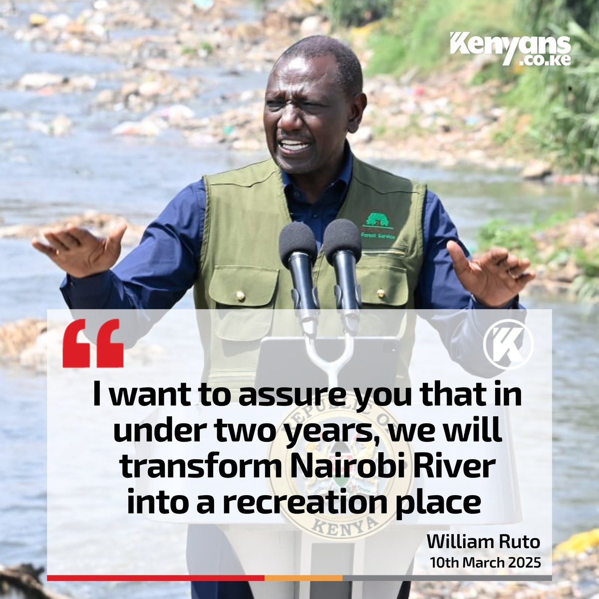 Hali gani hapo Nairobi river?