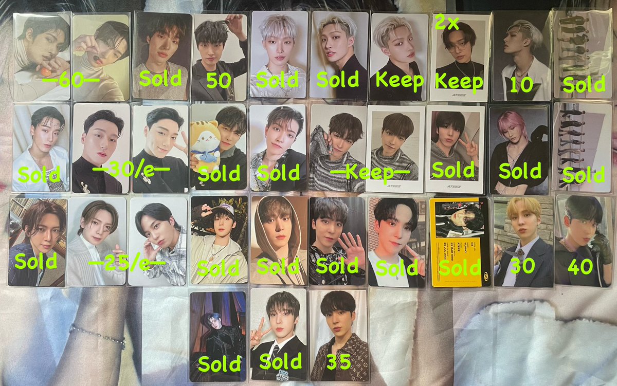 Nyanngwon's tweet photo. WTS Photocard Ateez - Mostly Yunho
(Update)
ℹ️ Take all only 1,200K (Free Album only GH. 2 &amp; Digipack Yunho GH. 2)
ℹ️ Bisa satuan 
ℹ️ Splitpay only
ℹ️ CO by 🍊
✅ Keep event with DP

Take yuk temen temen BU banget eueueu https://t.co/iUaK7FpnzW
