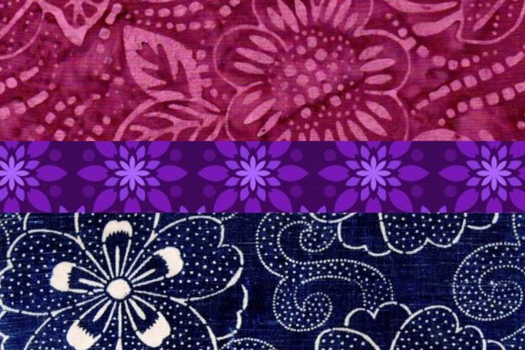 Di4anx's tweet image. I just edited a pride flag with a batik motif! ^v^