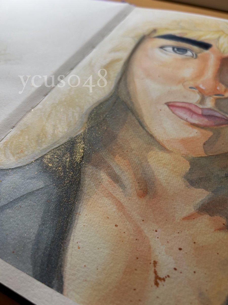 Enjoying learning watercolour, need to learn patience and restraint 😌