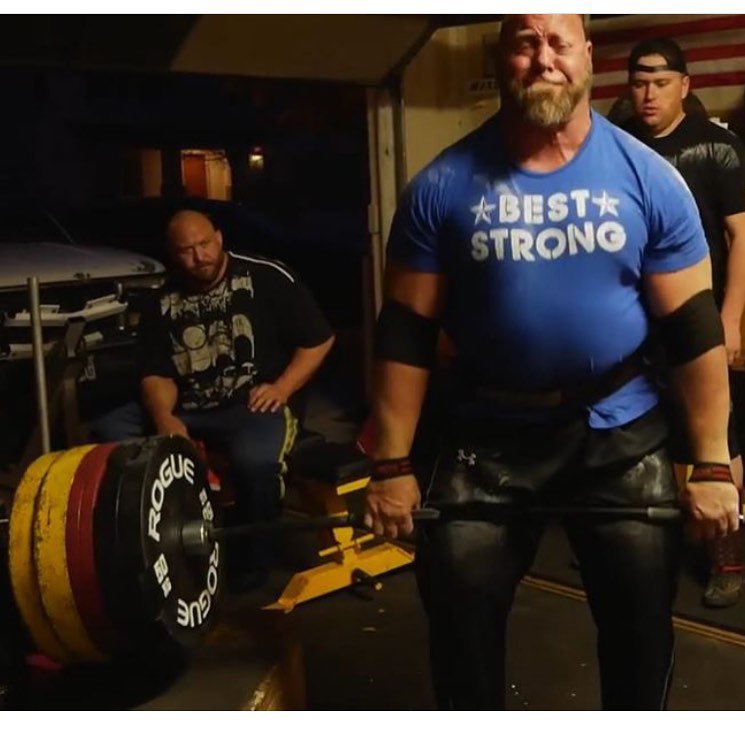 nickbeststrong's tweet image. Ryback’s face says it all 😂💪
Rack pull: 1105 lbs on my latest YouTube video on the Nick Best channel.

#NickBest #Ryback #Strongman #BestStrong