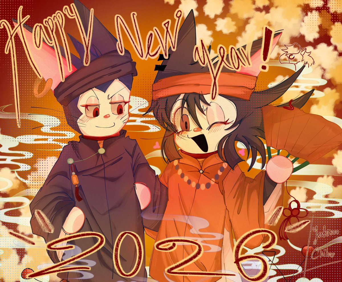 Yukitou_Chiho's tweet photo. HAPPY LUNAR NEW YEAR🎆❤️‍🔥✨
#ドラベース #dorabase #charoc https://t.co/1UJqQyB4k6