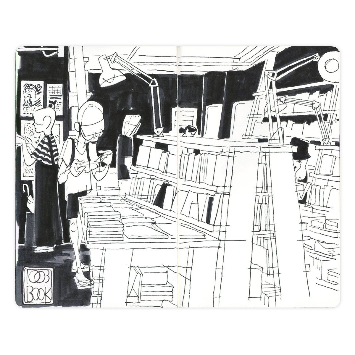 書店内景 