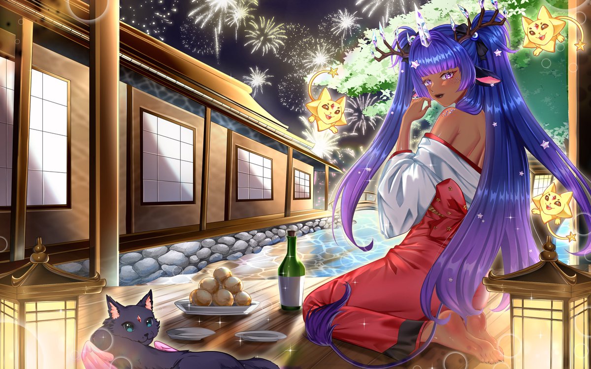 Happy Lunar New Year~!
May the Fire Horse bring you lots of luck, success and abundance! 🎆💕

#sonaartsu
🎨: KaizenYumiko