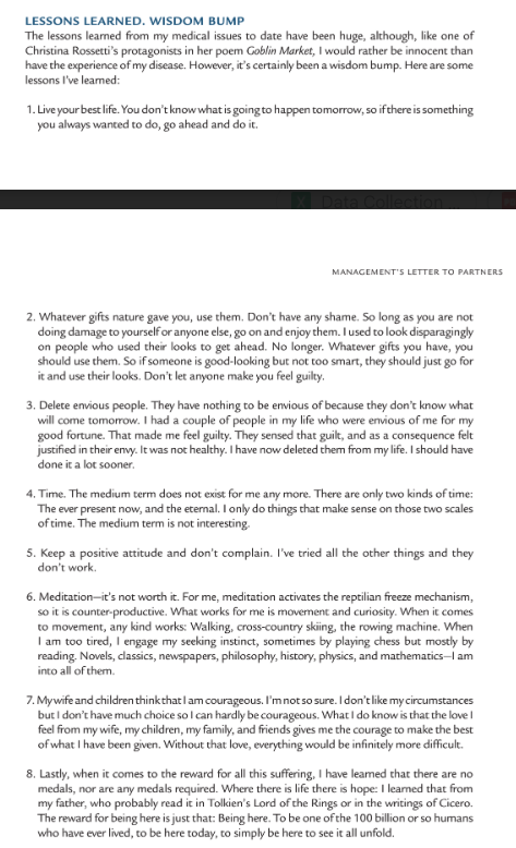 One of the value investors that I admire and have learnt a lot from is Guy Spier. 

He recently got diagnosed with Glioblastoma and has decided to return the money of the investors in his fund. 

He recently explains this in his 2025 annual letter to investors. Here are a few