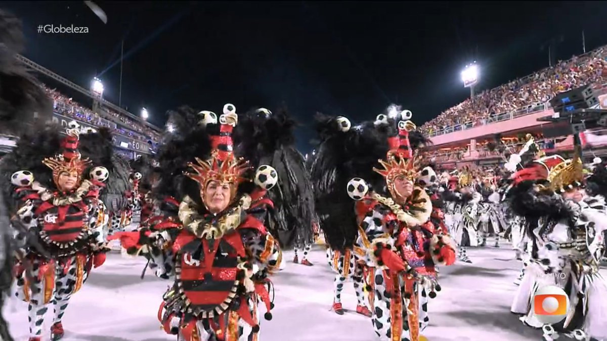 O Flamengo no desfile da Viradouro ❤️🖤