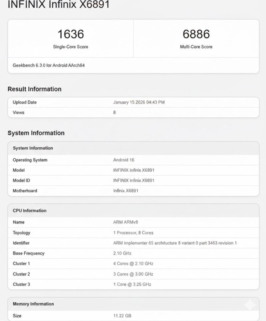 yuv_tech's tweet image. Infinix GT 50 Pro Coming Soon: The First Look 
📱6.78" 1.5k 144Hz Flat AMOLED
🦾MTK 8400 Ultimate
💾upto 12GB RAM &amp;amp; 512GB Storage
📸50MP Main Camera 
🔋6500mAh🔌45W⚡30W wireless
Image: passionateGeekz

#Infinix #InfinixGT50Pro #comingsoon #trendingnews #technesws