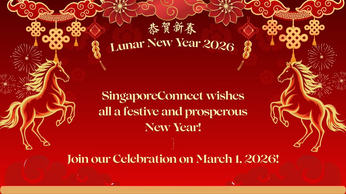 sgconnect's tweet photo. SingaporeConnect wishes all a festive and prosperous Lunar New Year!
We're pleased to share an update on the sponsors, lucky draw, and silent auction for our celebration. Check out and Register here: https://t.co/klmuAj7d8C https://t.co/vTO1KiDeDI