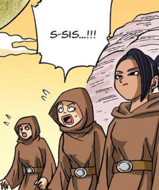 everyone in cualifla's gang calls her sis because its how they decided to translate some japanese honorific but because the anime didn't have the universe 6 stuff and kale calls her sis like every other sentence a ton of people got gaslighted into thinking they're related