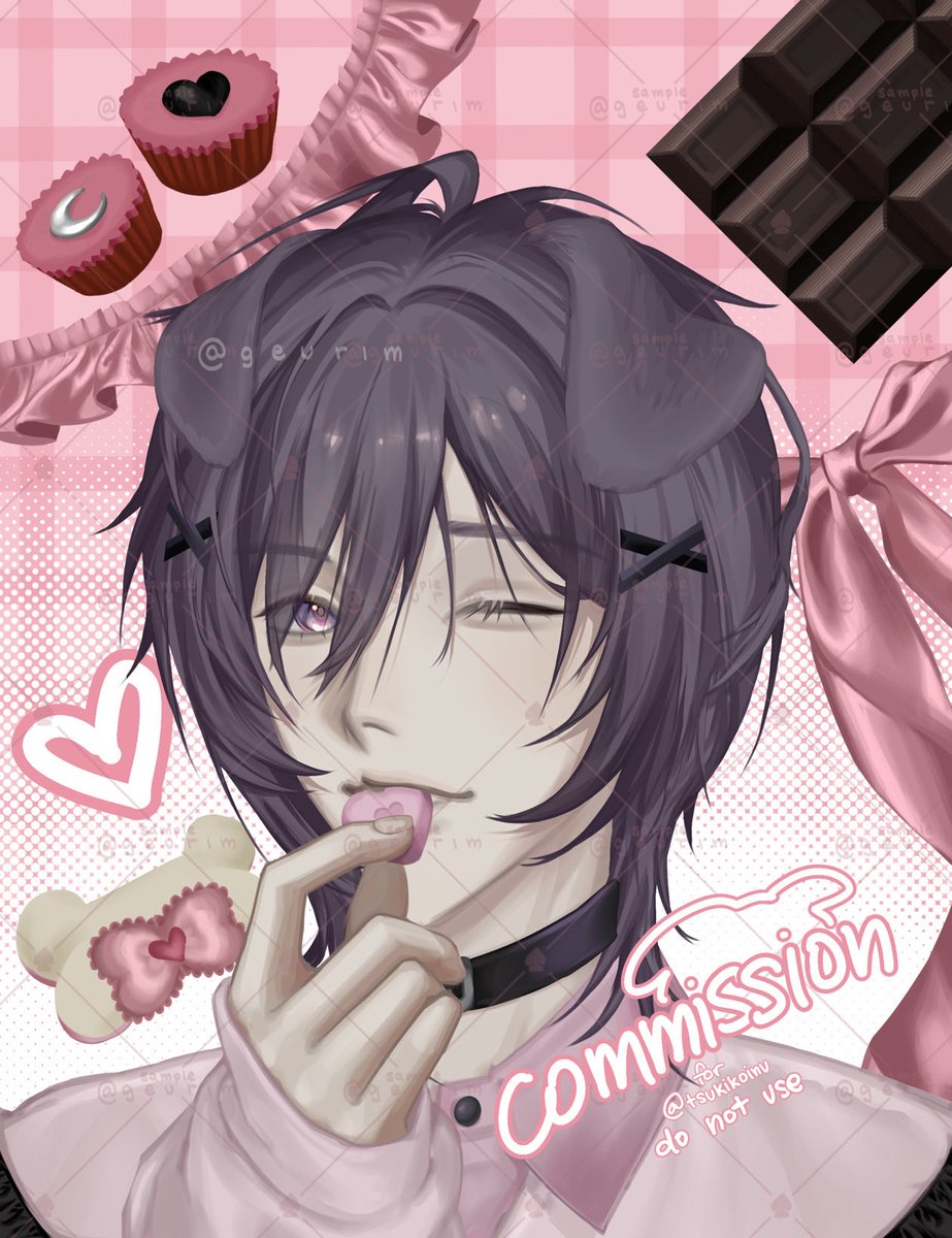 tsukikoinu1's tweet photo. Big brother Tsukiko wishes a happy belated valentines ♡︎ #koinuillust
: #geurim on vgen https://t.co/NM1Cf00Oob