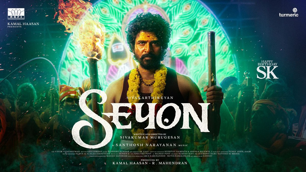spectre_post's tweet photo. Witness the fierce celebration of #Seyon 🔥
➡️ https://t.co/SBzIZSPNOI
#Spectrepost #VFX team is thrilled to be part of this grand spectacle!
#SeyonOct2026
@ikamalhaasan @Siva_Kartikeyan #Mahendran @Dir_SivakumarM @Music_Santhosh @RKFI @turmericmediaTM https://t.co/fvGnGJ7p5G