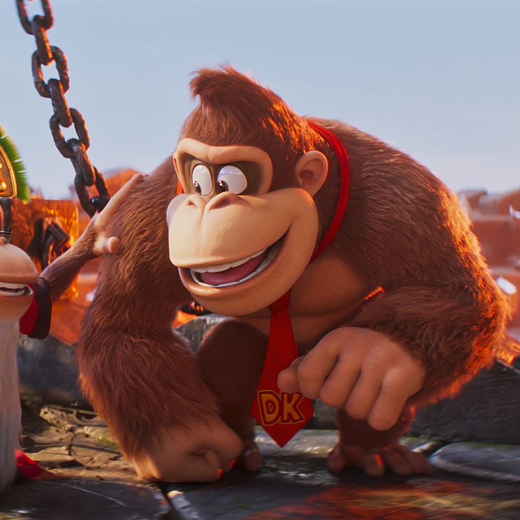 KongoJungleKing's tweet photo. Hello everyone Donkey Kong here, just a hunk of primal power and 800 pounds of pure ape excellence. When I'm not expanding my Banana Hoard or sending King K. Rool (@KingOfRot99) into orbit, I'm laying down the rhythm on the bongo drums. 🥁 

#DonkeyKong
#SuperMarioBrosRP
#BANANA https://t.co/FnNpI25re1