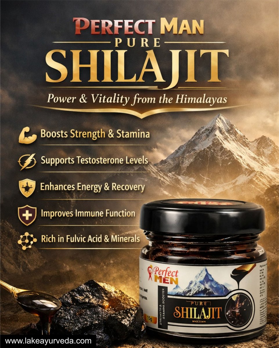 Lakeayurveda_'s tweet image. शुद्ध हिमालयी शिलाजीत के साथ पाएं प्राकृतिक ऊर्जा, शक्ति और दैनिक जीवन में संतुलन।
परफॉर्मेंस, स्टैमिना और ओवरऑल वेलनेस के लिए भरोसेमंद प्राकृतिक सपोर्ट।
अधिक जानकारी के लिए विज़िट करें:
lakeayurveda.com/products/perfe…
कॉल / WhatsApp: +919990997252
#shilajit #menswellness #naturalenergy