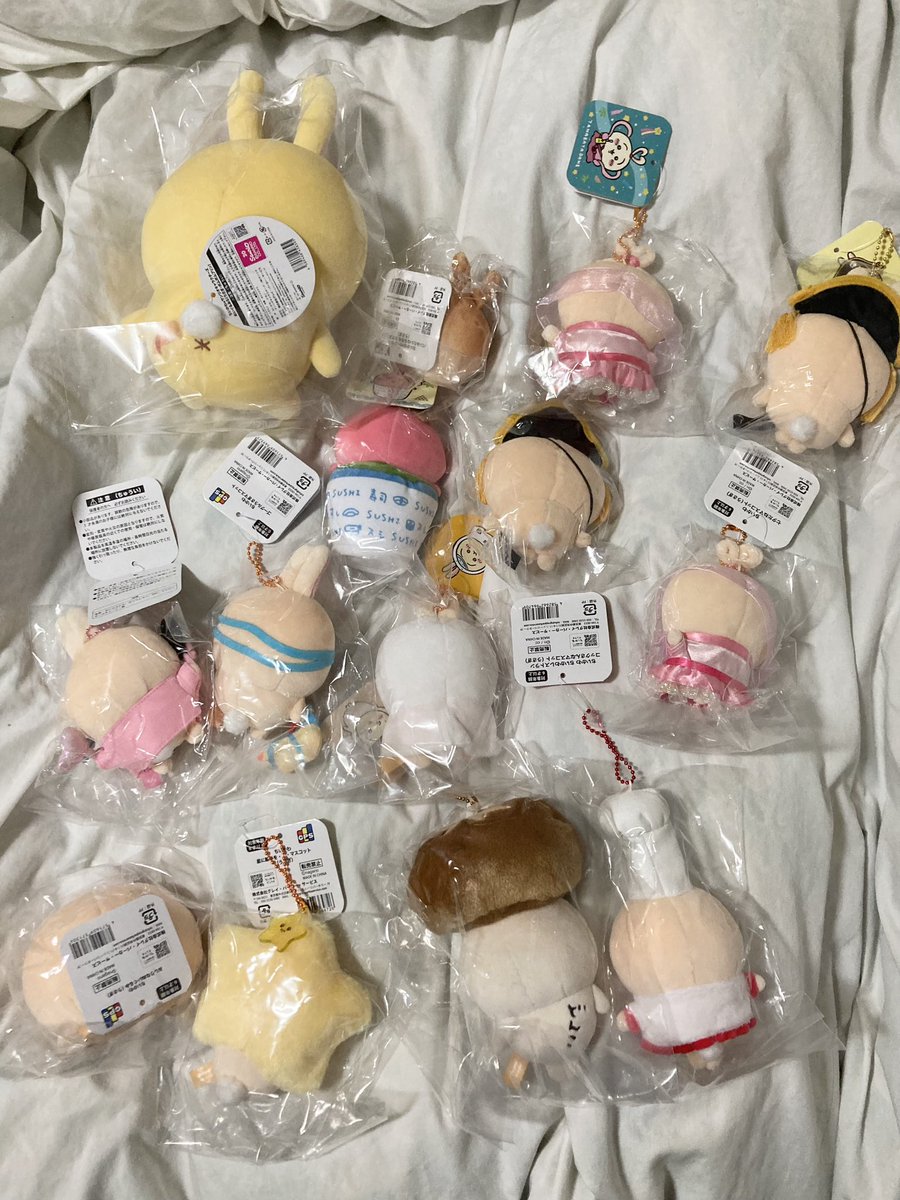 sellsell8282's tweet photo. 치이카와 우사기 마스코트 인형 누이 운포 205000원에 양도 판매 합니다!! 전부 치이카와 마켓에서 직구한 정품 새상품입니다 전부 미개봉이며 암실에서 깨끗하게 보관했습니다 총 14개 입니다 일괄로 처분하고 싶어 싸게 판매합니다 일괄로만 판매합니다!

https://t.co/YBPDiyyBn2 https://t.co/Ozp3IJlw7L