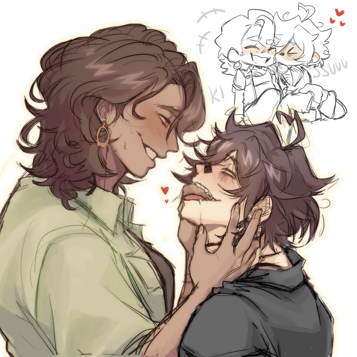 lemrzushini_pe's tweet image. BOOM yuri laser 👉💕💕 (they look the same-)  #strade #renhana #ykmet