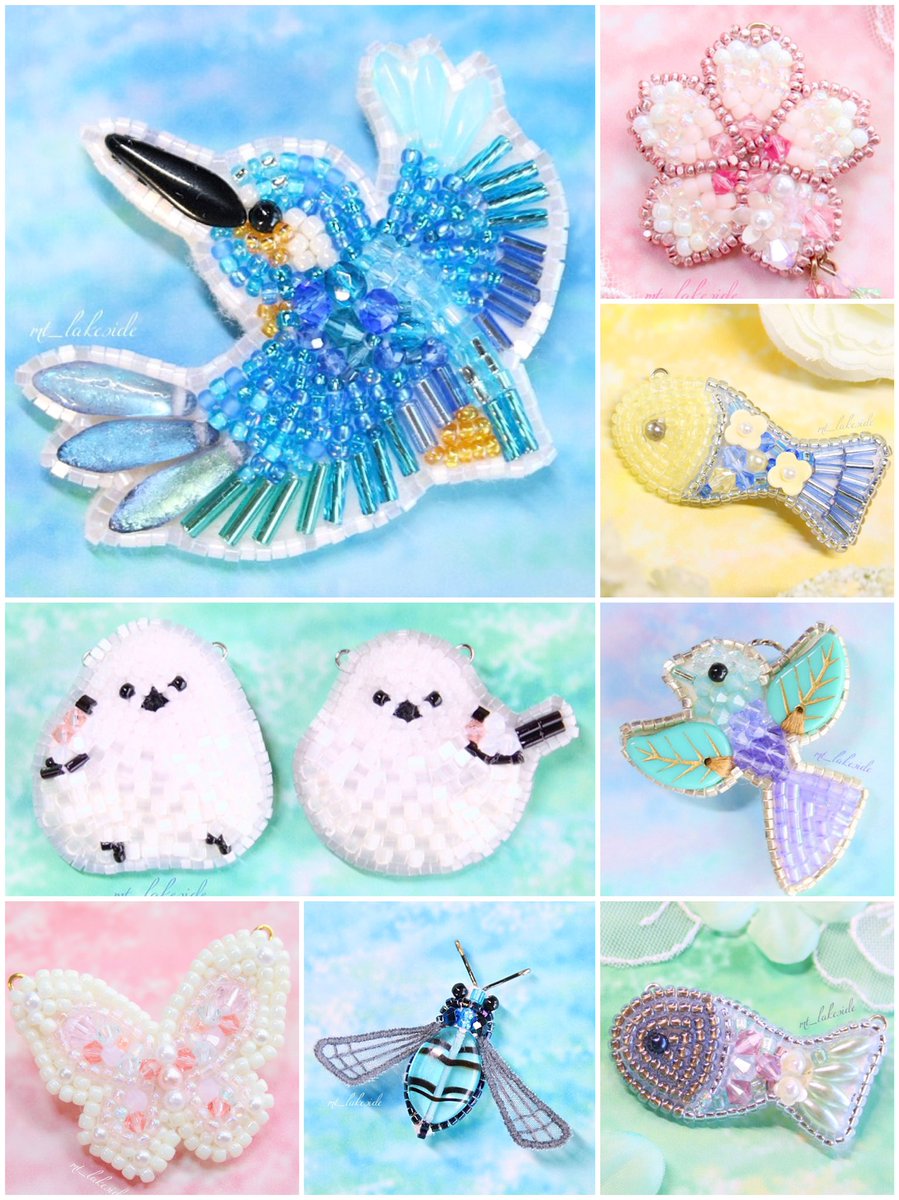 みずうみのほとり💐ビーズ刺繍 (@mt_lakeside) / Posts / X