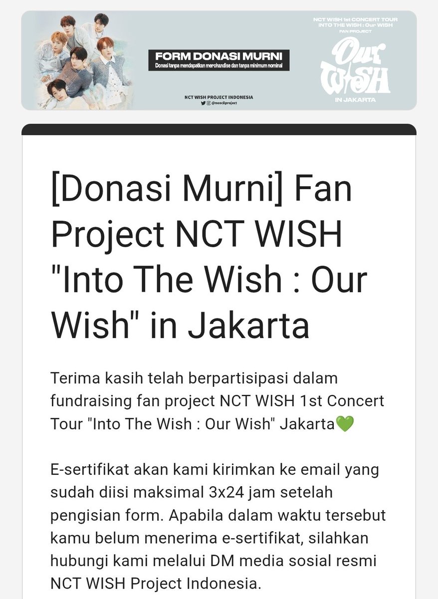 Challenge Accepted by MinRyo 🦭😎

Hii WISHzen, Bunda, Teteh, Abang, Bestie, dan Ceweknya Ryo!

Yuk, ikutan donnation challenge hari ini dengan nominal Rp4.000 🦭💛

#WalkIntoTheWish