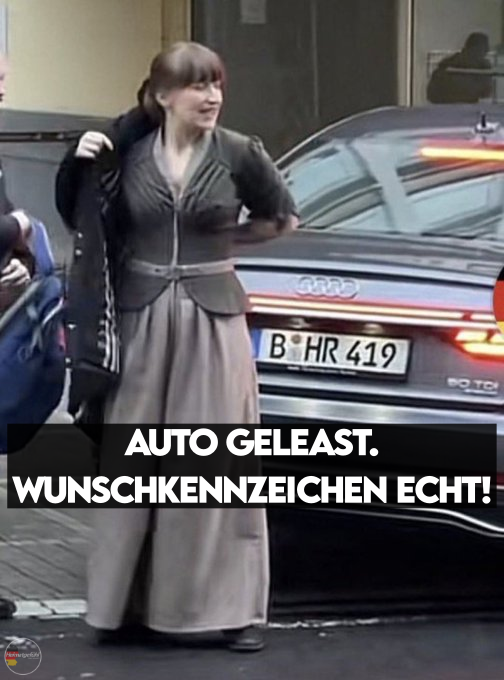 Die LINKE hat es nun bestätigt.
Der fette Diesel-Audi für um die 100.000 Euro wurde von der Fraktion geleast und das Wunschkennzeichen „B-HR 419“ ist echt.

Das ist die Doppelmoral der Linken.
Als Wähler käme ich mir jetzt richtig verarscht vor.