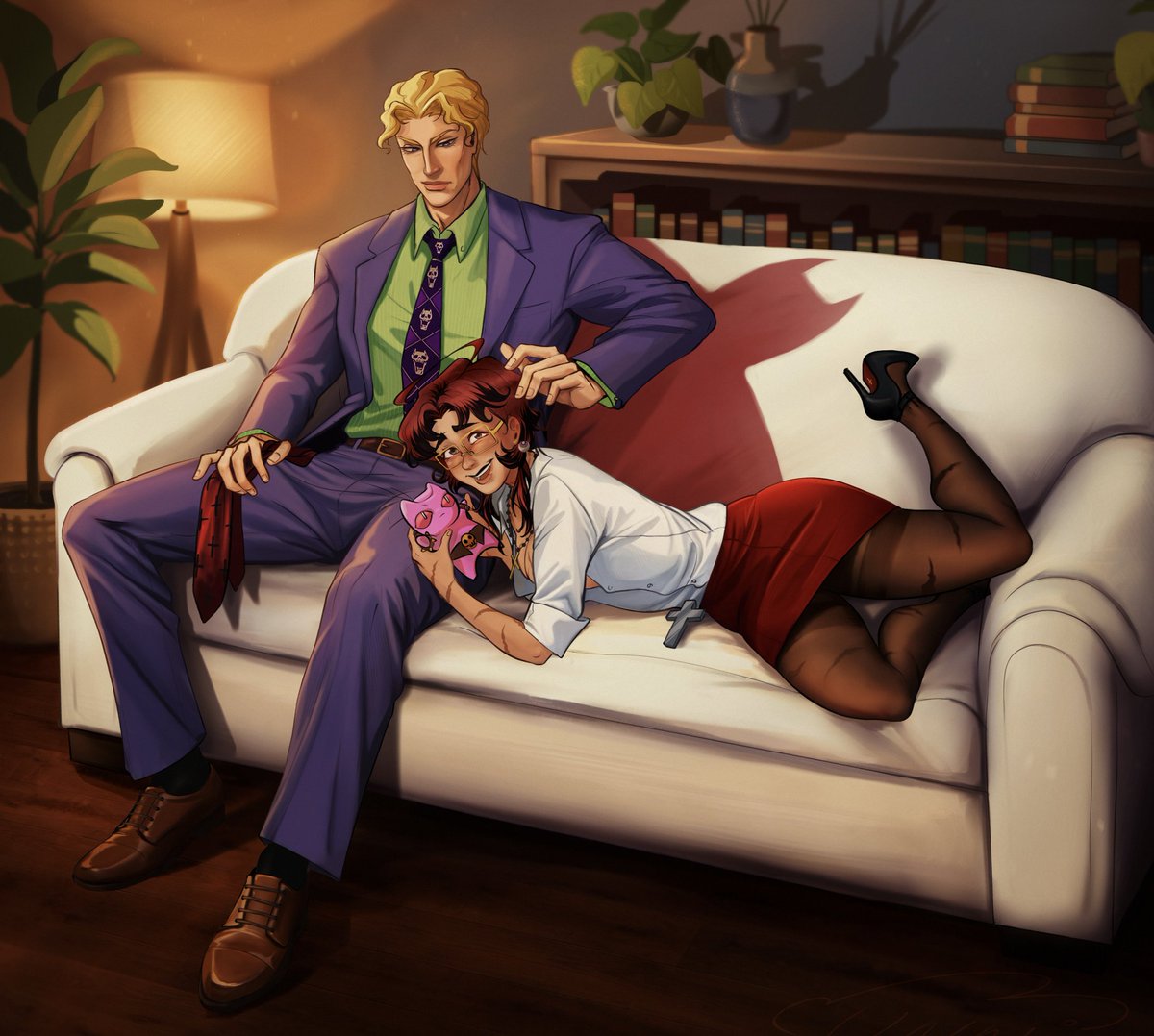 Bby_bunninqx's tweet image. Commission for lovely @sparrowfleet00 !! 💛 TYsm for commissioning this and letting me play around THIS WAS SO FUN TO DRAW!!  (⁠っ⁠.⁠❛⁠ ⁠ᴗ⁠ ⁠❛⁠.⁠)⁠っ

#kira #JJBA #kirayoshikage #commissionart