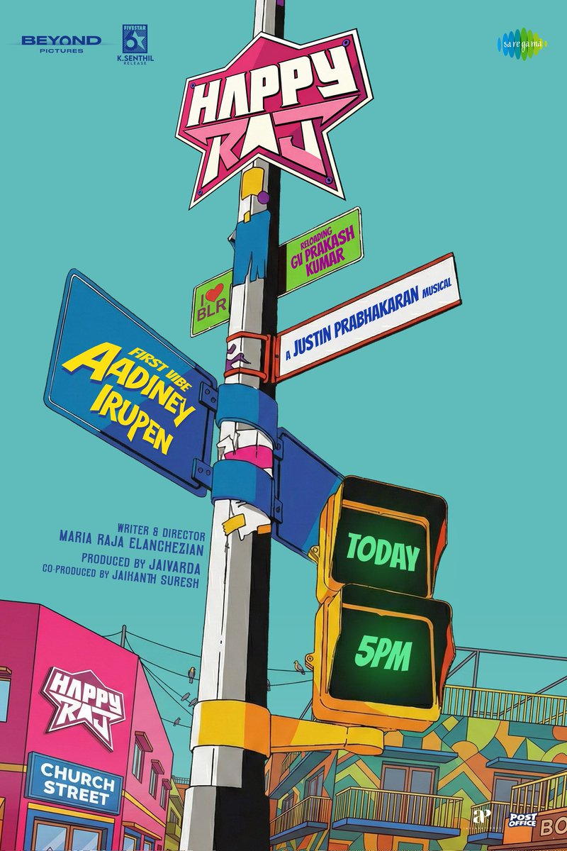 Ready , Set , #Aadineyirupen 😎 🕺
All yours  from 5PM Today!!

 <a href="/jaivarda04/">Jaivarda23</a> <a href="/SureshJaikanth/">Jaikanth Suresh</a>
 <a href="/gvprakash/">G.V.Prakash Kumar</a> <a href="/actorabbas/">iamactorabbas</a> <a href="/srigouripriya/">Sri Gouri Priya</a>
<a href="/maria_raja_elan/">Maria Elanchezian</a> <a href="/justin_tunes/">Justin Prabhakaran</a> #GeorgeMaryan <a href="/kailasam_geetha/">Geetha Kailasam</a> <a href="/madhandop/">Madhan Christopher</a> @editorselva
@kumar_gangappan @praveenraja_off @thekbln <a href="/vishreth/">KLVR</a> <a href="/viyaki_s/">Viyaki</a>