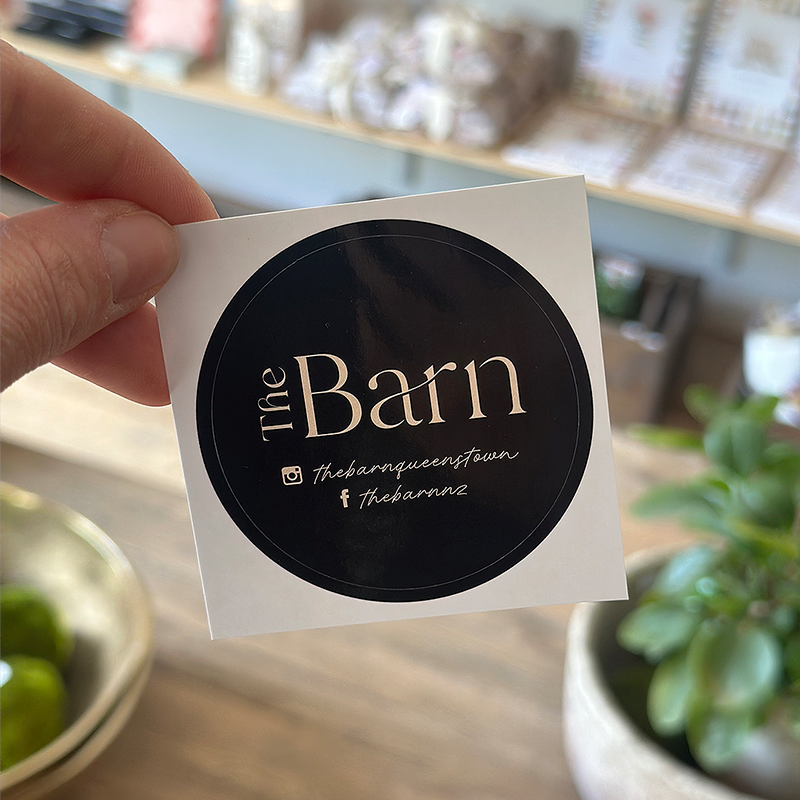 StickerDot's tweet image. Showcasing this sleek #ArtPaperSticker for The Barn.

With social media handles included, every #sticker becomes a mini billboard to #boostbrandvisibility.

#Thankyou, The Barn, for choosing #StickerDot!

Make your #brand visible with #customstickers: stickerdot.co.nz