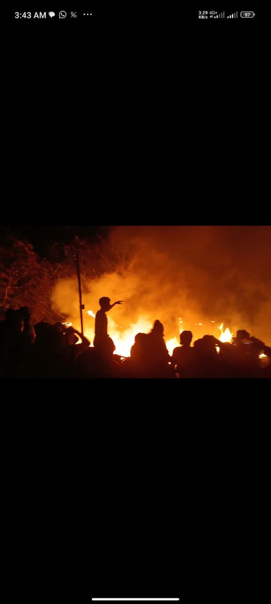 Shawfique5's tweet photo. Intentionally, some people are #firing the camps.
Ensure safety #4Rohingya community 
17/02/2026. https://t.co/QLrJVsRWFU