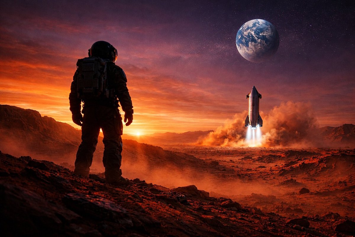 CaptainInsightX's tweet image. Mars sounds exciting until you realize it means saying goodbye to everyone you love forever.

Would you still go if you knew you could never come back?