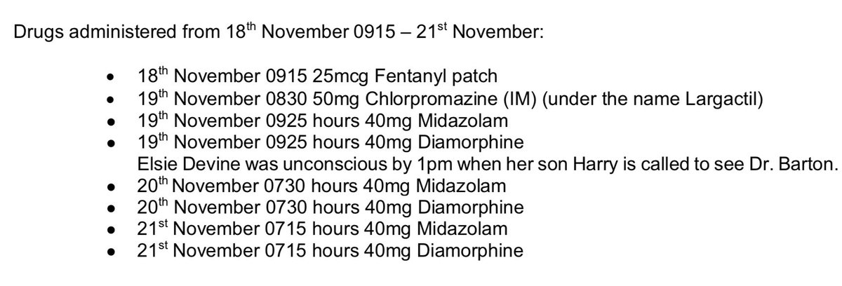 ann_poppy's tweet photo. It wasnโt always fast-acting morphine or midazolam at Gosport. Many patients were given fentanyl patches โ often without families even knowing. In my mumโs case, it was hidden under her clothes-that fateful day we had no clue she was happy sat having tea even signed her pension book. Unbeknownst for the last time. She wasnโt dying. She had never even taken paracetamol, and she certainly did not have cancer.
At Mumโs inquest they attempted to suggest she had multiple myeloma. We challenged the coroner โ and it was squashed. Had we not been there at the pre-inquest hearing it would have gone before the jury. Itโs been a terrible burden to carry โ but walking away was never an option. #VictimsOfGosport #Gosport