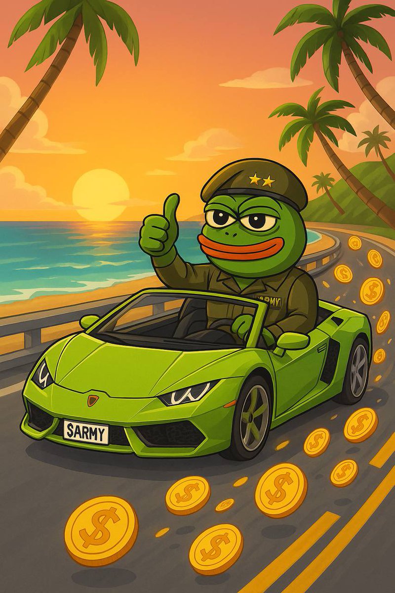 <a href="/stekisteks/">///Steki🧲</a> Honestly?
Getting in early on a conviction play before everyone noticed

That’s why people are paying attention to $ARMY now
real community, trenches-built, still early enough to matter <a href="/armycoinsol/">Army</a> 

Ca 3Gdx9LmKZJyciSz3mbge3YKLqskiMG71m1iDMPAwpump