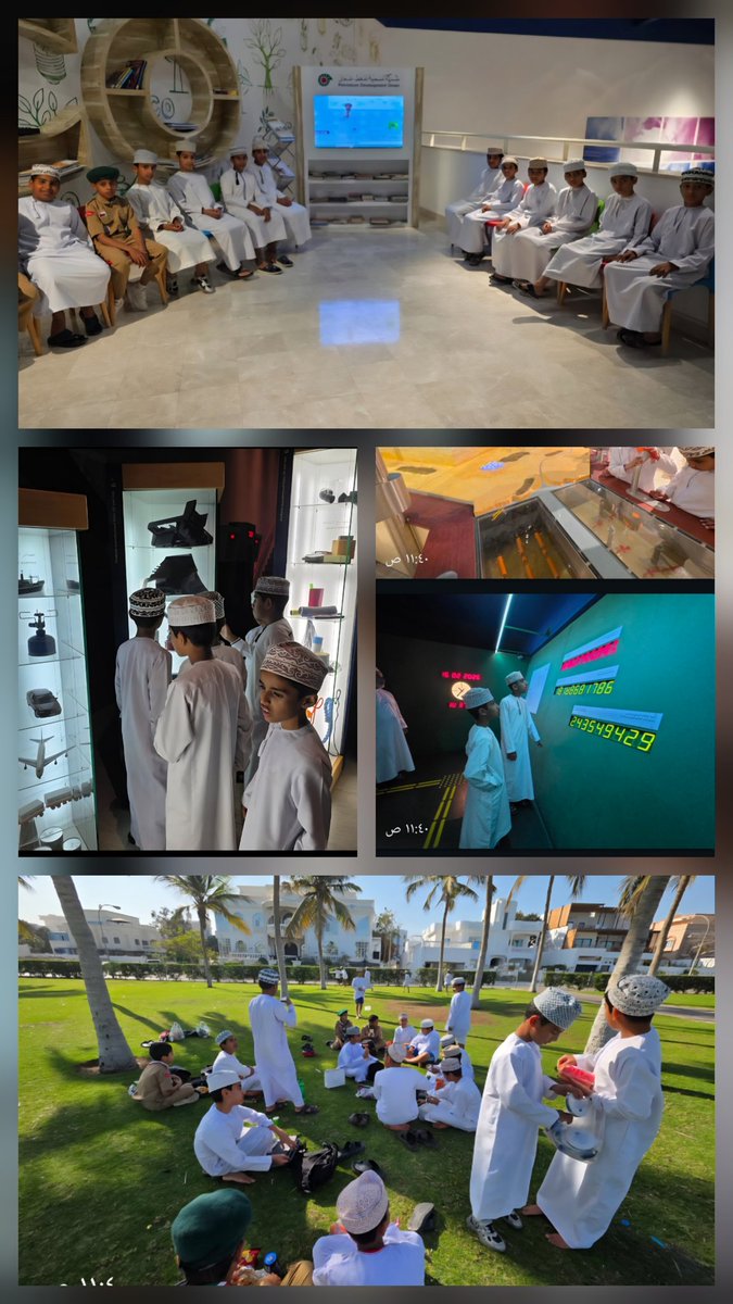 Rasyat_school's tweet photo. سعدت كشافة المدرسة برحلة تعليمية إلى شركة تنمية نفط عُمان حيث زرنا القبة الفلكية وتعرّفنا على أسرار الكون وروعة النجوم بأسلوب شيّق وممتع 🌌✨
ثم واصلنا رحلتنا بالتنزّه في شاطئ الغبرة بـمسقط، لنختم يومًا مليئًا بالمعرفة والمرح وروح الفريق 🌊🌿
رحلة جمعت بين العلم والمتعة . https://t.co/5Zp271kAth