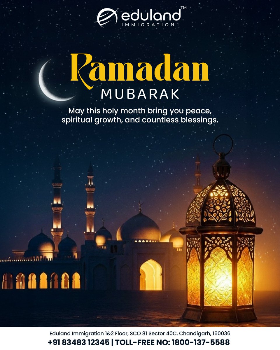 Edulandofficial's tweet photo. A time for faith, growth, and renewed purpose. 🌙

Eduland wishes you a peaceful and blessed Ramadan. May this sacred month bring focus, patience, and strength in every prayer and every goal.

Ramadan Mubarak to you and your family.

#ramadankareem #ramadan2026 https://t.co/KL6rqI5Rrh