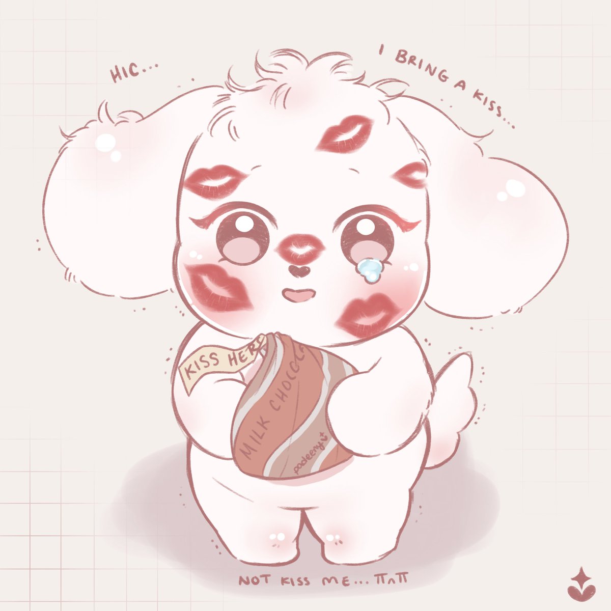padeeny's tweet photo. Hetmongi brought you a kiss 🍫

#ATEEZ #ANITEEZ #ANITEEZfanart #HETmongi
#에이티즈 #애니티즈 #헷몽이 https://t.co/lhpv7XdEkf