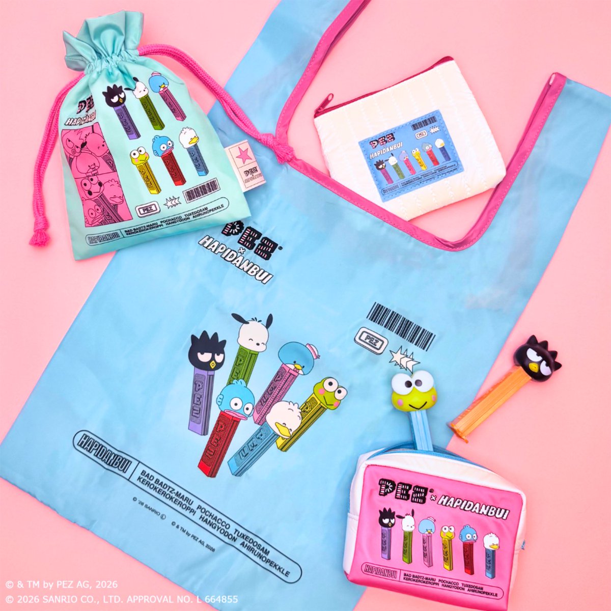 🌈「はぴだんぶい」×「PEZ(ペッツ)」🌈 ポップなカラーリングが目を