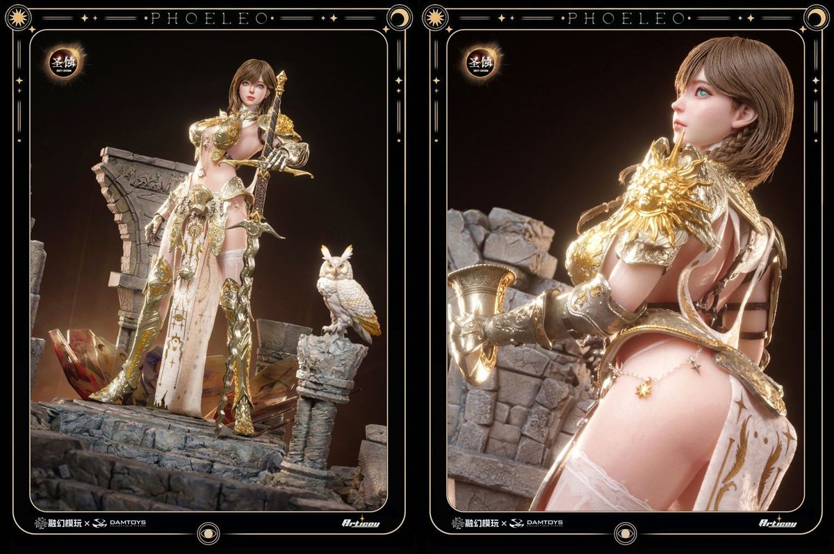 hobbysearch's tweet photo. フュージョンファンタジー x ダムトイ
1/6 コレクティブル #アクションフィギュア ディエティ・イロージョン シリーズ ホワイトアウル - フィリオ 植毛版 #DAMTOYS
🔆予約受付中🔆
https://t.co/CkDSuTaMpg
神性が侵蝕された世界を描く「Deity Erosion(ディエティ・イロージョン)」シリーズより、《ホワイトアウル ― フィリオ》が1/6スケールで登場!
幻想と神話を融合させたFusion Fantasy と、ハイクオリティなフィギュアで人気の DAMTOYS 渾身のコラボレーション作品です。