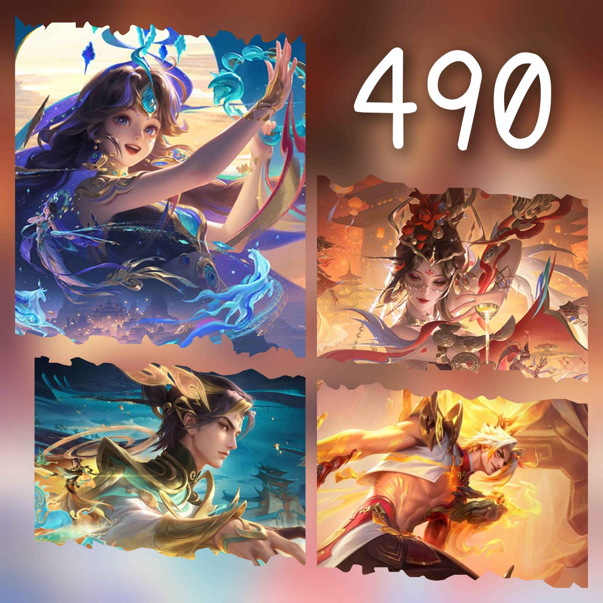 ELEMENTAL SENTINELS

แพ็คแนะนำ (ราคาเดียวทุกสกิน)
: 50฿|60cp ส่วนลด
: 399฿|504cp สกิน
: 445฿|566cp +ปุ่ม
: 480฿|620cp +ปุ่ม+ท่าเต้น

' หมดเขต 15 มี.ค.
📍ใช้ OpenID ปลอดภัย 100%
📍รับ Bank/Wallet [ ไม่บวกเพิ่ม ]
สนใจเติม : lin.ee/dsU2FUo

#rov #เติมเกมrov #เติมคูปองrov