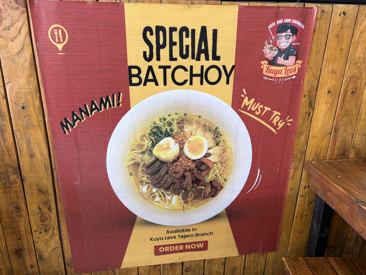 Jacob_338's tweet image. 最近知ったBatchoy(バッチョイ)屋さんでランチをいただきました。私はBatchoyとTapaのメニューがお気に入りです。フィリピンのラーメン、Batchoyたまに食べたくなります。

#Batchoy #KuyaLevsKainan